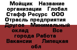 Мойщик › Название организации ­ Глобал Стафф Ресурс, ООО › Отрасль предприятия ­ Другое › Минимальный оклад ­ 30 000 - Все города Работа » Вакансии   . Липецкая обл.